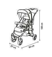 Silla de paseo Cádiz Candy Asalvo - Comodidad y estilo para paseos tranquilos - details 2