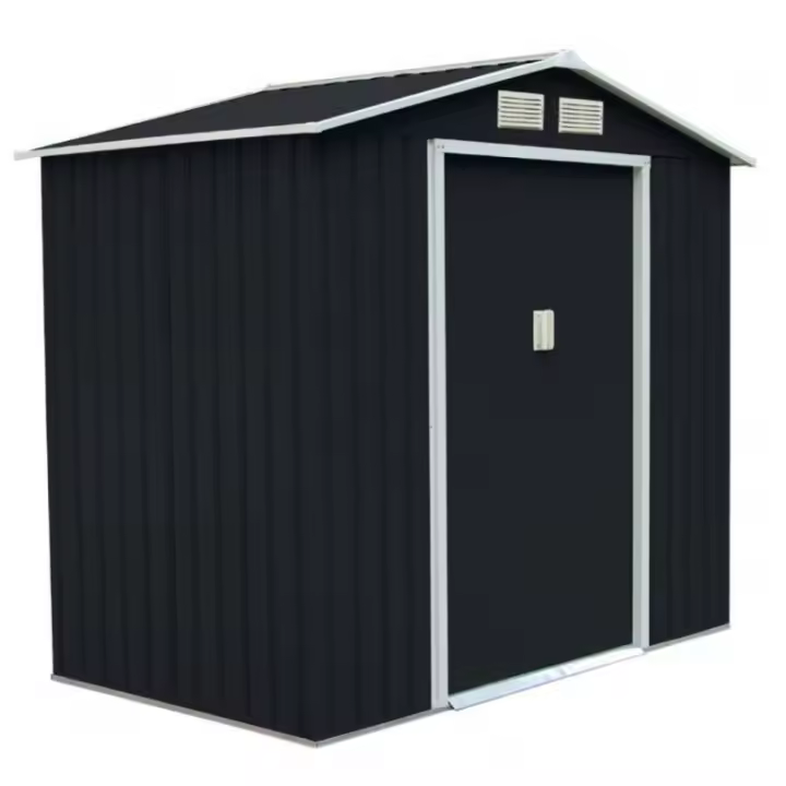 Casa de metal Ezooza Bertram 204x132x186 cm color antracita - 1