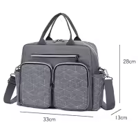 Bolsa de pañales para bebé, bolso de viaje impermeable para mamá, bolsos de hombro para cochecito de mamá - details 6
