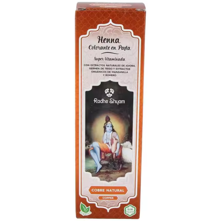 Henna Pasta Cobre Natural Radhe 200 Ml - 1