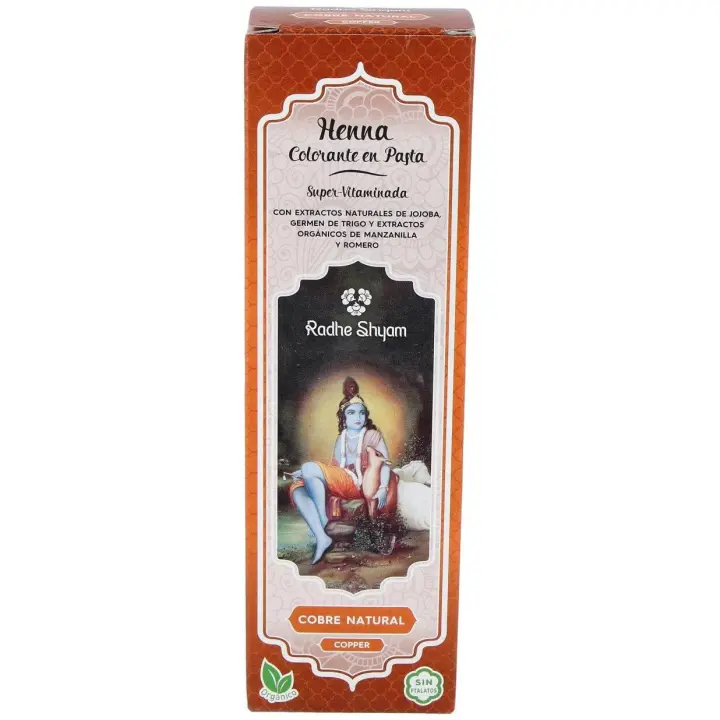 Henna Pasta Cobre Natural Radhe 200 Ml - 1