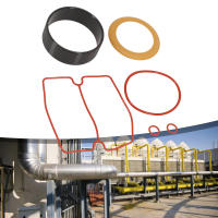 Juego De 6 Piezas De Anillos De Pistón Para Compresor De Aire Sin Aceite Y Silenciador Accesorio De Compresor De Aire LEENKEA - details 1