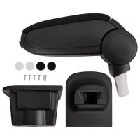 vidaXL Reposabrazos para coche ABS negro Automóvil Vehículo Motor Accesorios Adecuado para Renault megane ii (2003-2011),  Seat leon 1p (2005-2012),  Opel astra j (2009) y mas - details 2