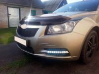 2Pcs/set Luz Diurna LED Para Chevrolet Cruze 2010-2013 Configuración Baja 9LED Blanco DRL Con Dimming Vehículo Automóvil - details 9