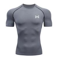 Camiseta De Deporte Para Hombres Secado Rápido Comprimido Muscular Para Gimnasio Y Running Talla S-3XL Ropa De Fitness Casual - details 5