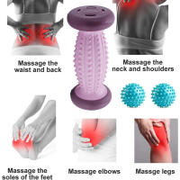 Masajeador De Pies Rodillo Alivio De La Fascitis Plantar Bola De Masaje Para Dolor De Espalda Relajación Muscular De Piernas Y Brazos Tamaño Multi SML - details 5