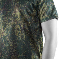 Camiseta Táctica Para Hombre MEGER Quick Dry Camiseta De Gimnasio Con Cuello Redondo Manga Corta Talla Grande Hasta 4XL Casual - details 5