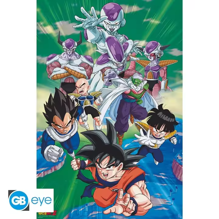 Póster Dragon Ball - Freezer group arc 91.5x61cm Raíz MERCHAN-STORE Lienzo - Cuadros - Pósters - 1