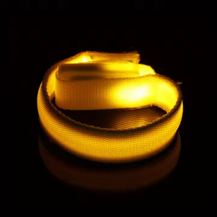 Pulsera Luminosa LED Para Correr De Noche Y Conciertos Pulsera Fluorescente Para Actividades De La Noche Y Fiestas - 1