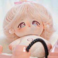 Muñeca De Algodón Rosa De 20cm Juguete De Peluche Kawaii Para Niñas Muñeca Personalizable Para Fiestas De Cumpleaños DIY Cosplay Unisex - details 2