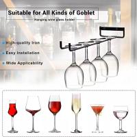 Soporte De Vajilla De Hierro Negro De Alta Calidad Para Cocina Y Bar Soporte De Cristal Para Vino Montado En La Pared Estilo Goblet - details 8