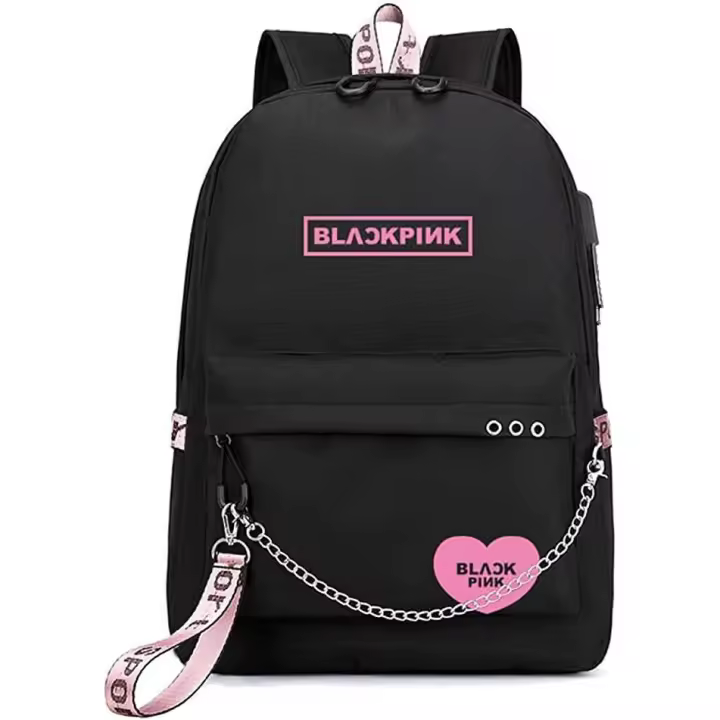 Mochipa Blackpink, mochipa recargable por USB, mochipa Escolar para estudiantes - 1