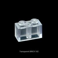 Pequeñas Partículas De Bloques De Construcción Transparentes 1x2 2x3 2x4 1x1 MOC Piezas Juguetes Para Niños Edad Recomendada 6-12 Años - details 2