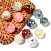Lote De 10 Piezas De Cuentas Redondas De Acrílico 16mm Con Pulido Colorido Para Fabricación De Joyas Collares Pulseras Accesorios De Cadena De Teléfono - details 4