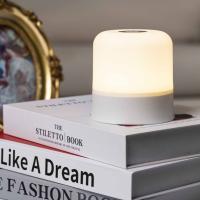 Lámpara nocturna para niños, luz táctil regulable para la habitación, con modo de luz cálida, tres niveles de brillo, recargable por USB, regalo para niños/adultos - details 0