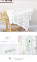 Manta De Bebé Tejida Para Recién Nacidos Niños Y Niñas Cubierta Para Sillín De Coche Y Cama De Bebé Tapete De Suéter Muselina 100*80CM Cuadros Unisex Adecuada Para 0-24 Meses - details 6