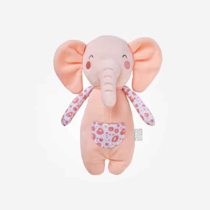 SARO MUÑECO WILD COLORS ELEFANTE SALMON - 1