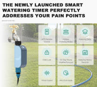 Temporizador De Riego De Jardín Inteligente Tuya WIFI Válvula De Riego Automática Compatible Con Alexa Y Google Home Sistema De Riego Al Aire Libre - details 3