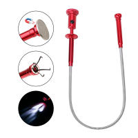 Herramienta De Recogida Flexible Con Imán Y Resorte Largo 4 Garrajas Y Luz LED Para Limpieza De Baños Y Alcantarillado Gadget Doméstico - details 6