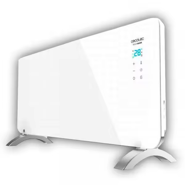 Convector Cecotec Ready Warm 6750 2000 W cristal con wifi blanco - 1