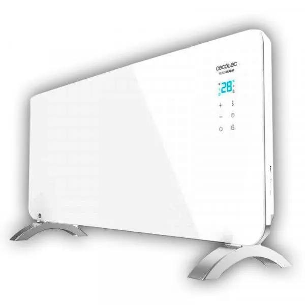 Convector Cecotec Ready Warm 6750 2000 W cristal con wifi blanco - 1