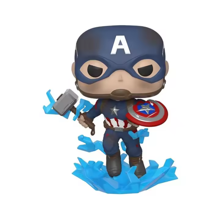 Funko pop Capitan America with Broken Shield & Mjolnir 573    Marvel Comics - 1