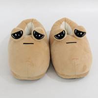 Pantuflas De Algodón Maw Pou Anime De Peluche Kawaii Dibujos Animados Suaves Y Gruesas Antideslizantes Para El Hogar Y Uso Doméstico - details 6