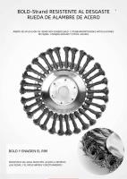 Cabeza De Trimmer De Hierba Universal Upgrade 6/8/10 Pulgadas Rueda De Acero Para Motosierra Jardín Trimmer De Hierba - details 2