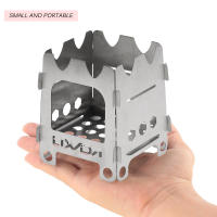 Estufa De Camping Lixada De Titanio Ultraligera Plegable Para Exterior Pesca Senderismo Material De Aluminio Un Pieza - details 12