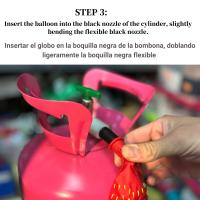 Zirizon - Bombona de Helio, Estación de inflado para 30 globos de latex 9inch, ideal para cumpleaños, bodas y bautismos. - details 2