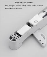 Cerrador De Puertas Automático Invisible Con Amortiguador Hidráulico Silencioso Material De Aleación De Zinc Para El Hogar - details 8