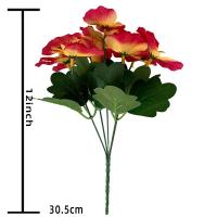 Ramo De Flores Artificiales De Coquelicot 26cm Decoración Para Hogar Y Jardín Bouquet Falso De Plástico Para Bodas Y Fiestas - details 11