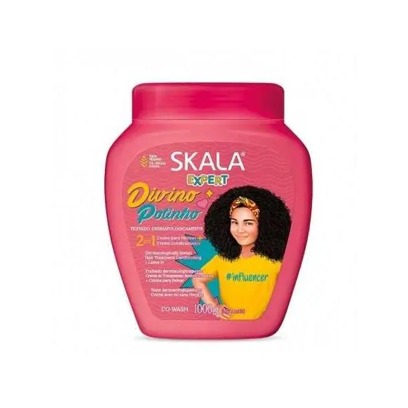 Mascarilla Capilar Infantil, Divino Potinho, Skala Expert, Leave in, Co-Wash, Vegano, Crema de Peinar - 1