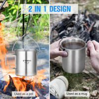 Botella Deportiva Tomshoo De Acero Inoxidable 1.05L Resistente a Fugas Ideal Para Camping Y Actividades Al Aire Libre Taza De Agua De 750ml - details 7