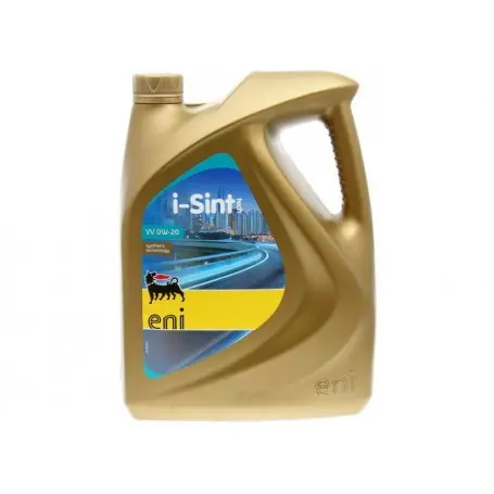 Aceite Sintetico Eni i-Sint tech VV 0W-20 (5L) - Máxima protección del filtro de partículas diésel (DPF) - VOLVO gasolina y diesel - 1