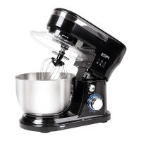 Amasadora EDM 1000W con bol de acero inoxidable 4L - 07792 - details 1