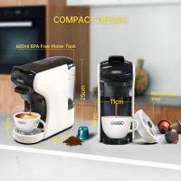 HiBREW Cafetera de cápsulas H1A, cafetera multicápsulas 4 en 1, compatible con cápsulas DG/Nes/ESE/café molido, Parada automática, Modos de café caliente y frío, Espresso perfecto, Negra - details 4