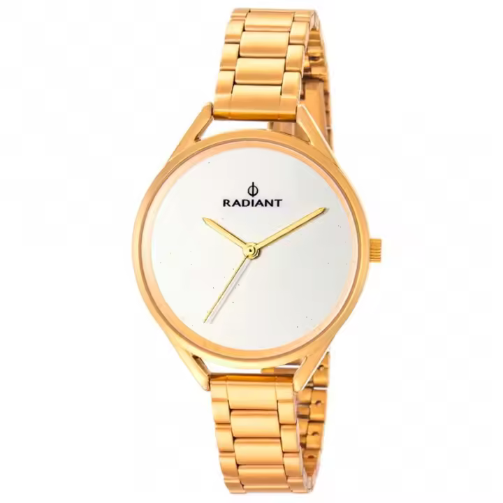 Radiant  Ra432206 Reloj De Pulsera Analógico Para Mujer Color Dorado - 1