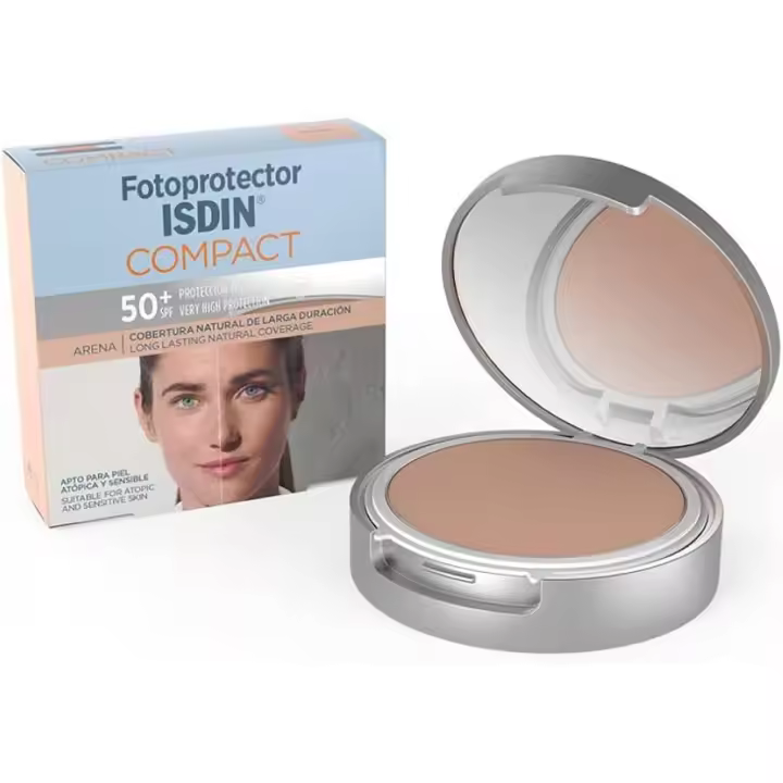 Isdin compact spf 50+ Maquillaje color arena 10g - 1