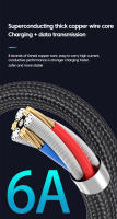 Cable De Carga Rápida Elough 0.25m Tipo C Para Juegos De Consola Con Conector Tipo C En Ambos Lados Cable De Datos Para Coche Y Power Bank - details 5
