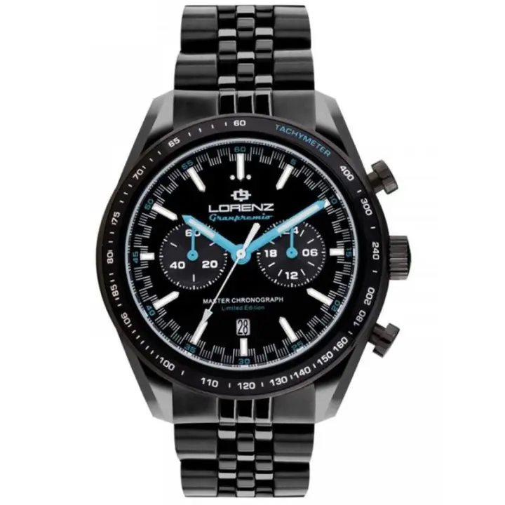 Reloj Cronógrafo de Hombre Lorenz Grand Prize LZ 30195BB en Maple Jubileo PVD Negro - 1