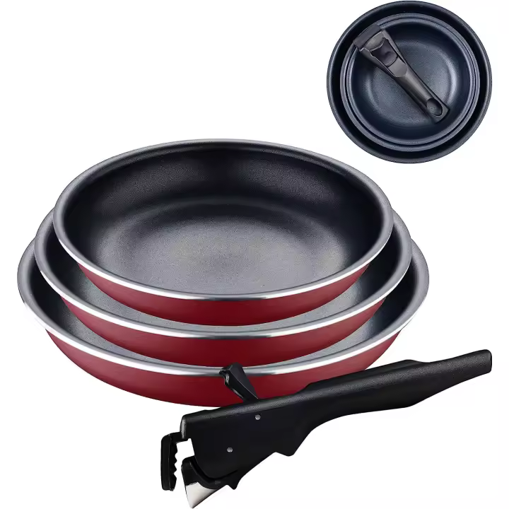 Bergner Juego de Sartenes Antiadherentes de Aluminio Prensado para Todo Tipo de Cocinas - 1