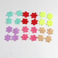 Tela De Goma Colorida Pequeñas Flores De 2CM Cinco Pétalos Para Manualidades Y Costura Accesorios Para Cabello Infantil Adhesivos De Flores - details 10