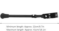 Patas de bicicleta, 2 piezas soporte de bicicleta ajustable de aluminio universal ajustable Kickstand bicicleta sidstand Kickstand bicicleta soporte lateral para 16 ''-24'' bicicleta - details 0