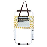 STARLEY-Silla De Playa Zigzag Amarilla,Silla Plegable de Exterior portátil con Respaldo,Tela cómoda,Silla de Camping Plegable 62X47XH47cm - details 2