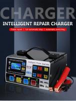 Cargador De Batería De Coche 300A Alta Potencia Cargador Rápido 12V/24V 220W Con Enchufe EU/US Inteligente Pulso Reparación De Batería - details 0