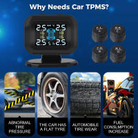 Sistema De Monitoreo De Presión De Neumáticos Para Coche Con Alarma De Seguridad Automática Y 4 Sensores Externos Wireless Mini TPMS USB - details 2