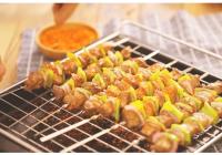 50Pcs Brochetas De Barbacoa Reutilizables Con Mango De Madera Acero Inoxidable Para Kebab Herramientas De Camping Al Aire Libre Y Picnic - details 12
