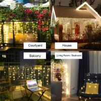 Luces De Navidad Impermeables 5M Guirnalda De Puerta a Puerta Para Exterior Decoración De Jardín Y Pasadizos Longitud Variable 0.4-0.6m - details 15