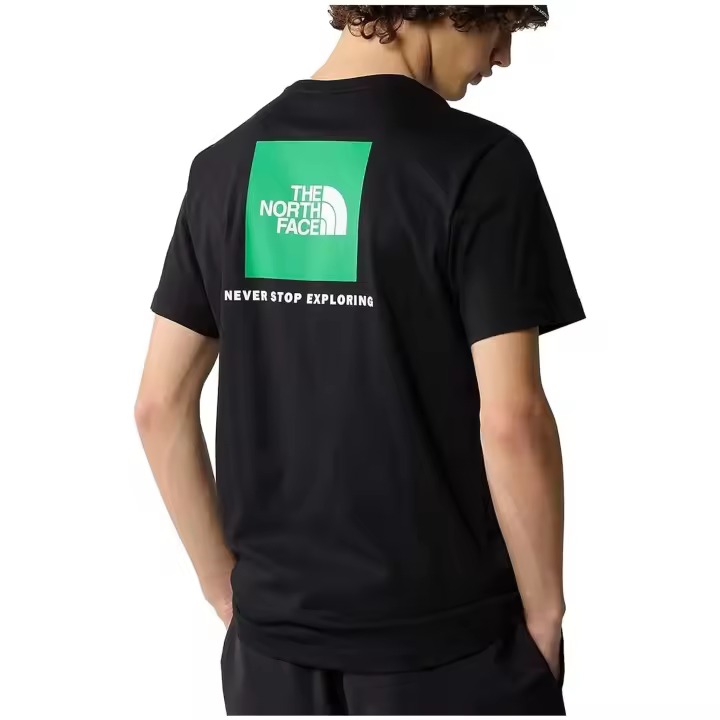 Camiseta de Manga Corta The North Face Redbox para hombre en color negro - 1